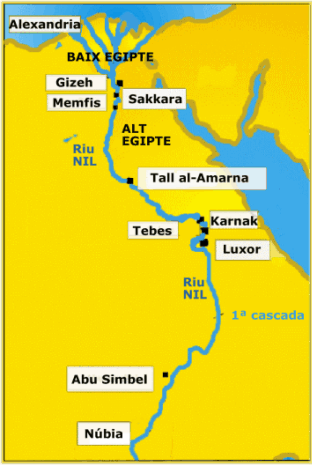 Mapa d'Egipte